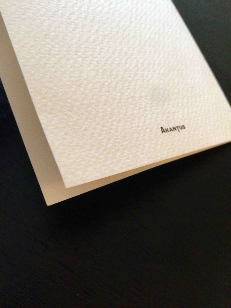 Karten zu Weihnachten an Firmen aus edlem Papier